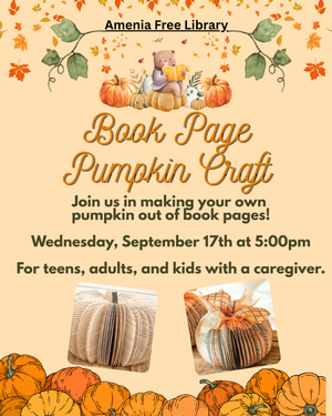 Book Page Pumpkin Cr